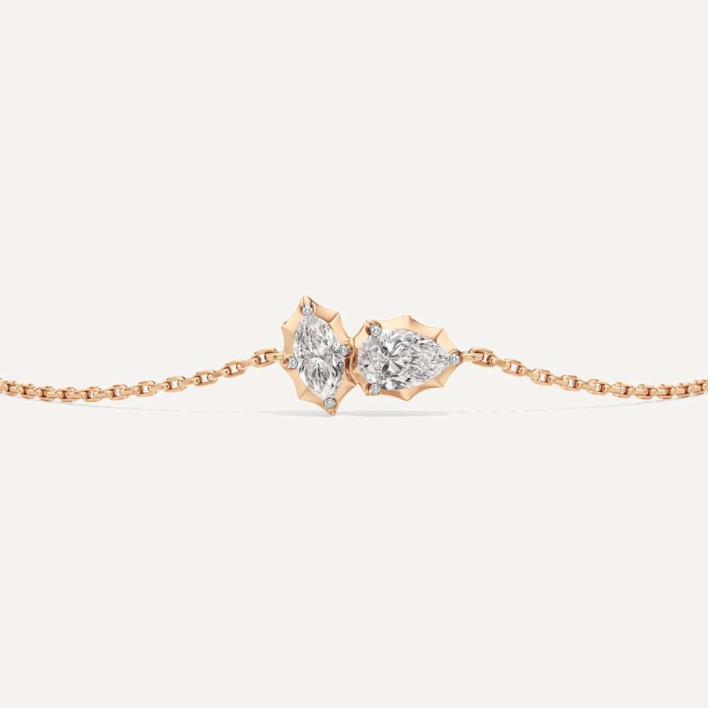 Dalton Marquise & Pear Duo Diamond
