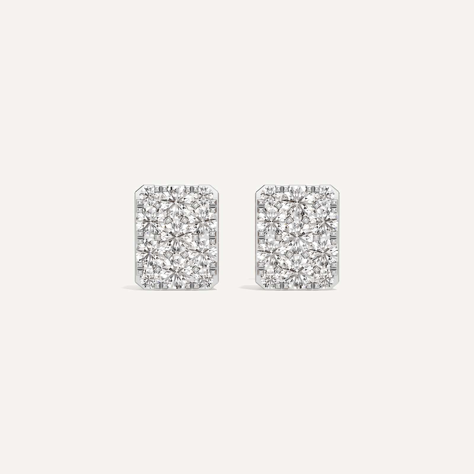 Versatile Emerald Diamond Earrings