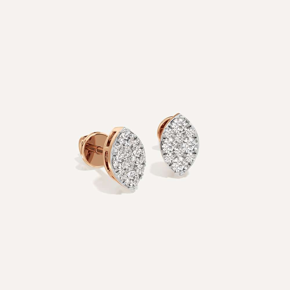 Watchful Eye Marquise Diamond Earrings