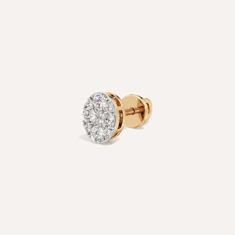 Radiant Oval Diamond Earrings