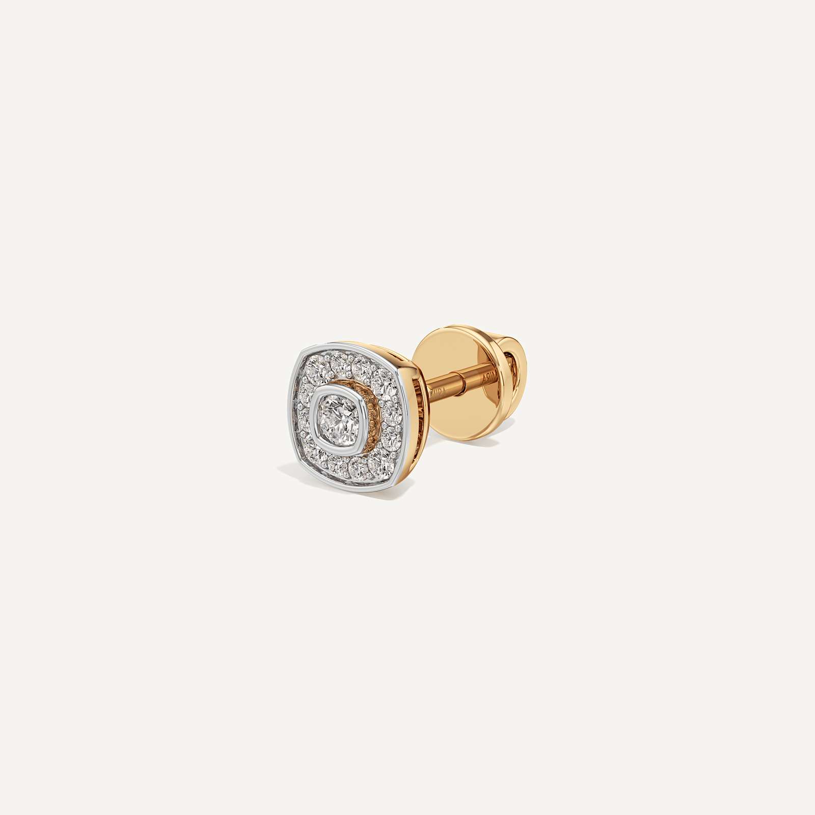 Cushion Soft Diamond Earrings