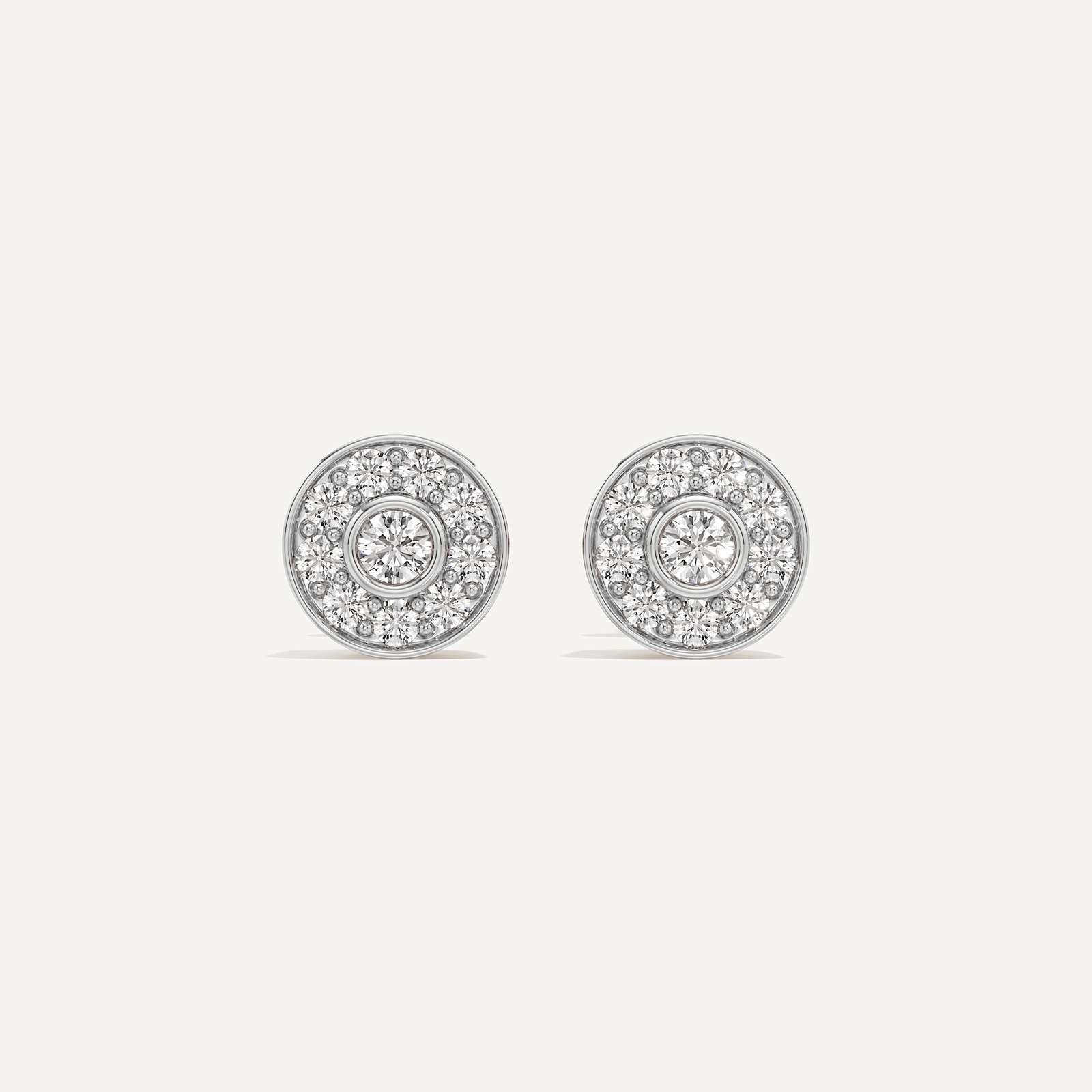 Fits Everywhere Round Diamond Earrings