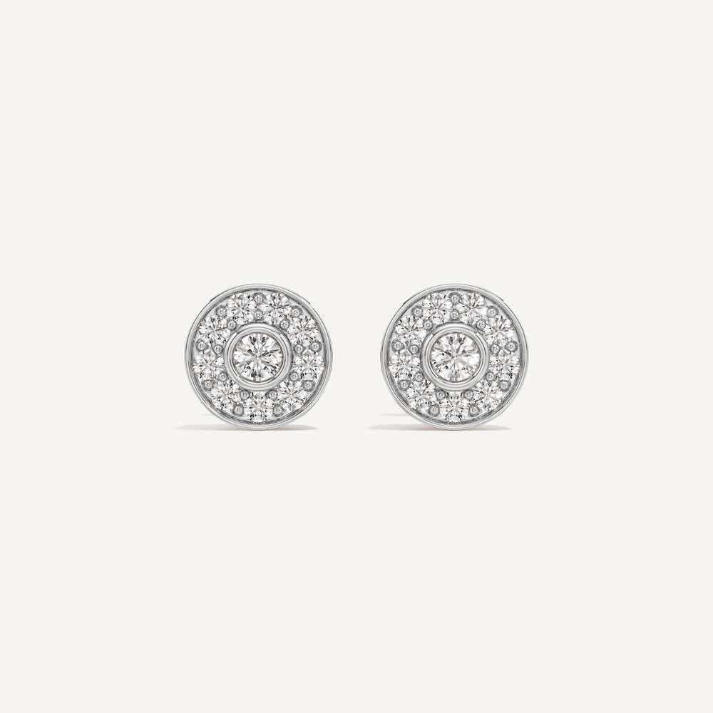 Fits Everywhere Round Diamond Earrings