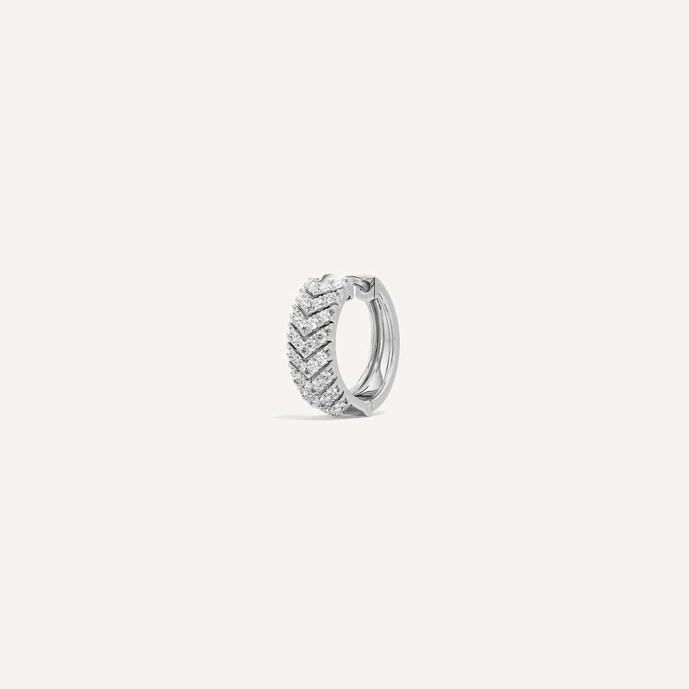Belle Round Diamond Huggies