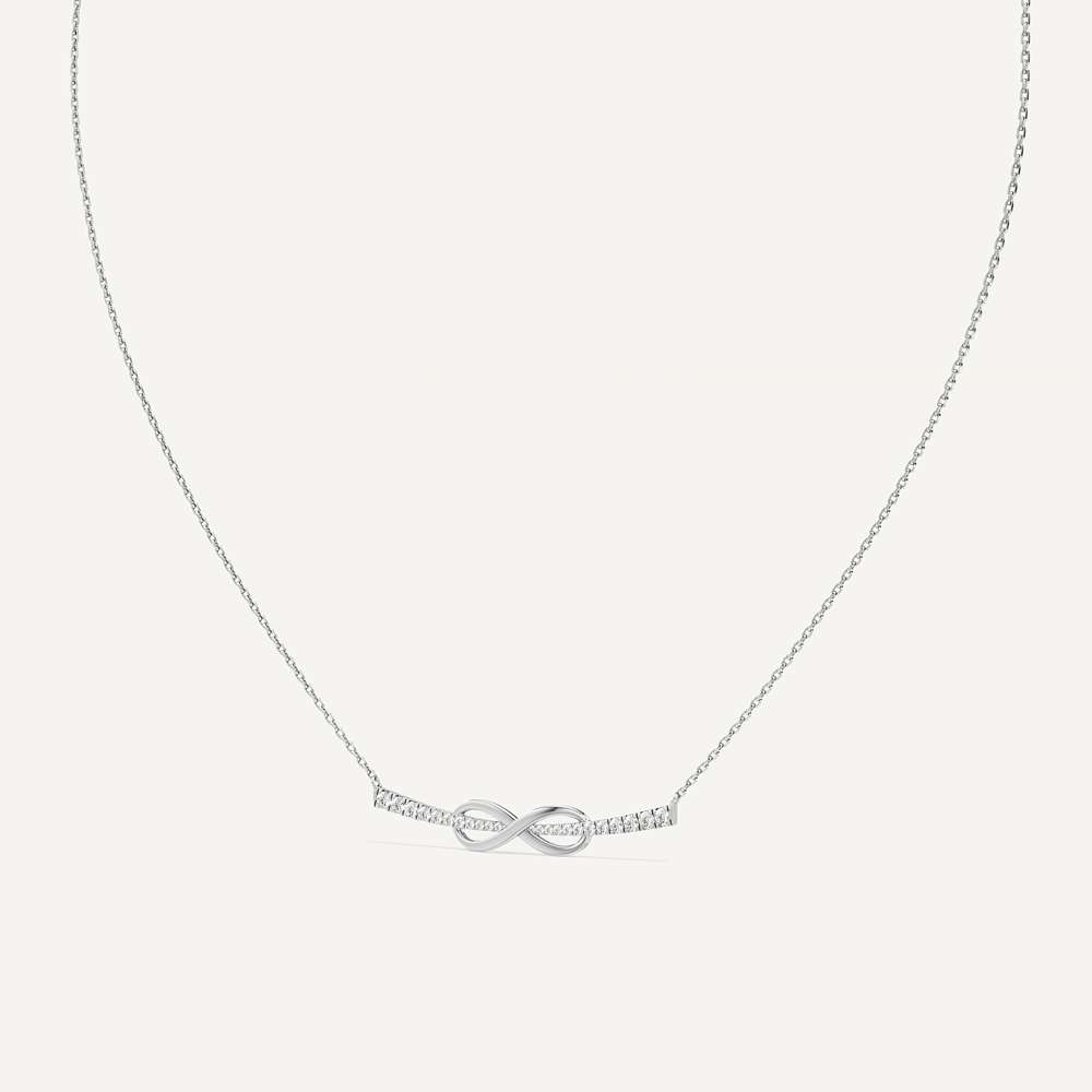 Infinity Link Round Diamond