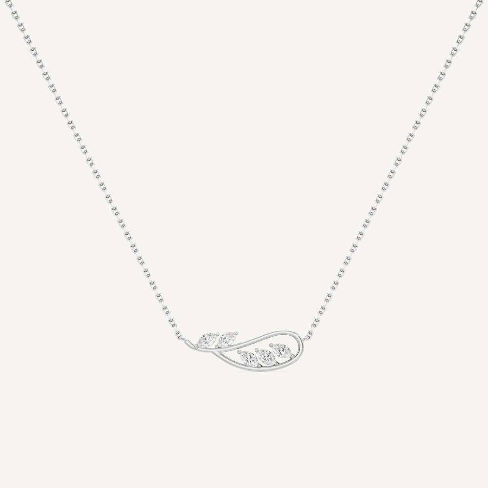 Twisted Leaf Marquise Diamond