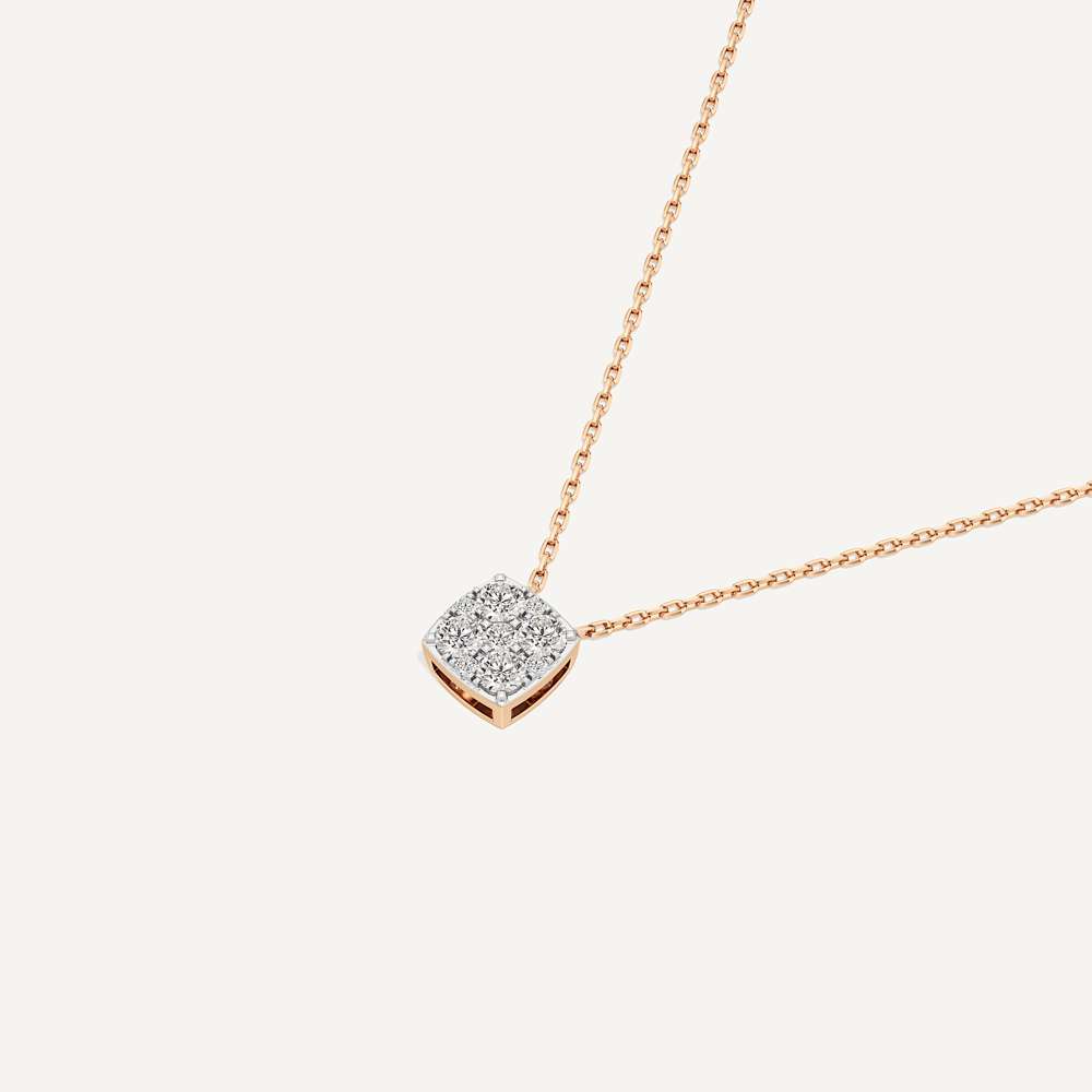 Whisper Cushion Diamond Pendant