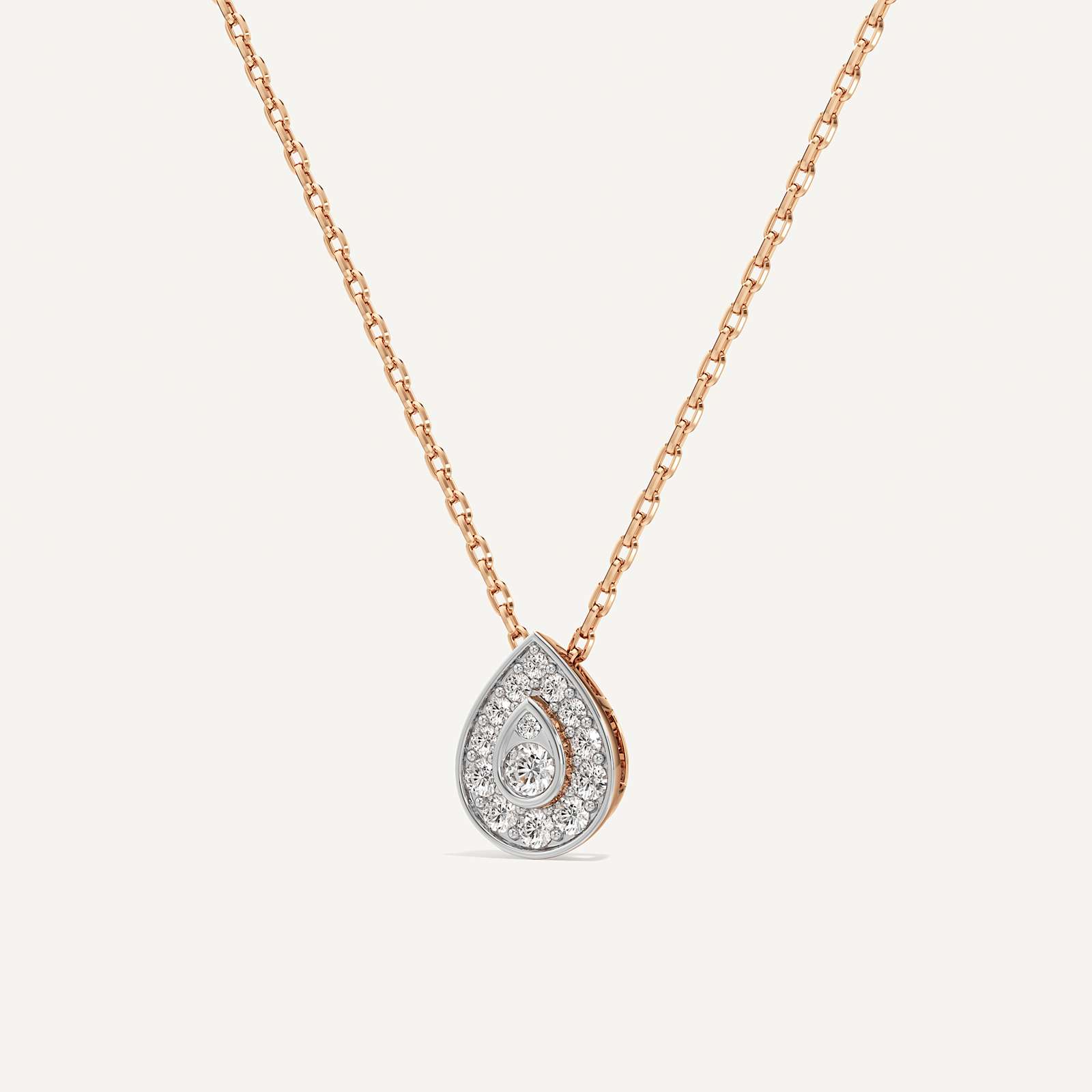 Medley Pear Diamond Pendant