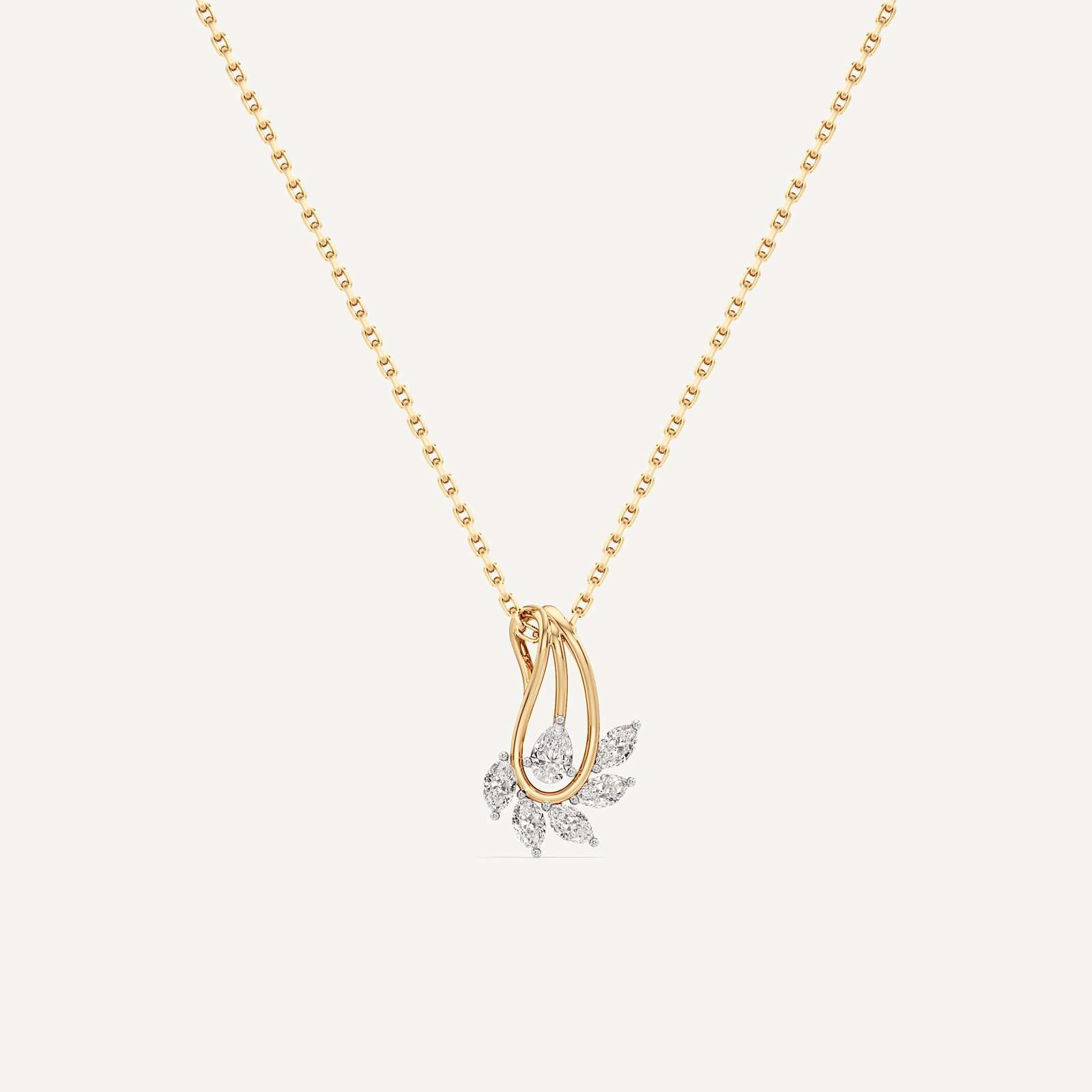 Olive Leaf Marquise Diamond  