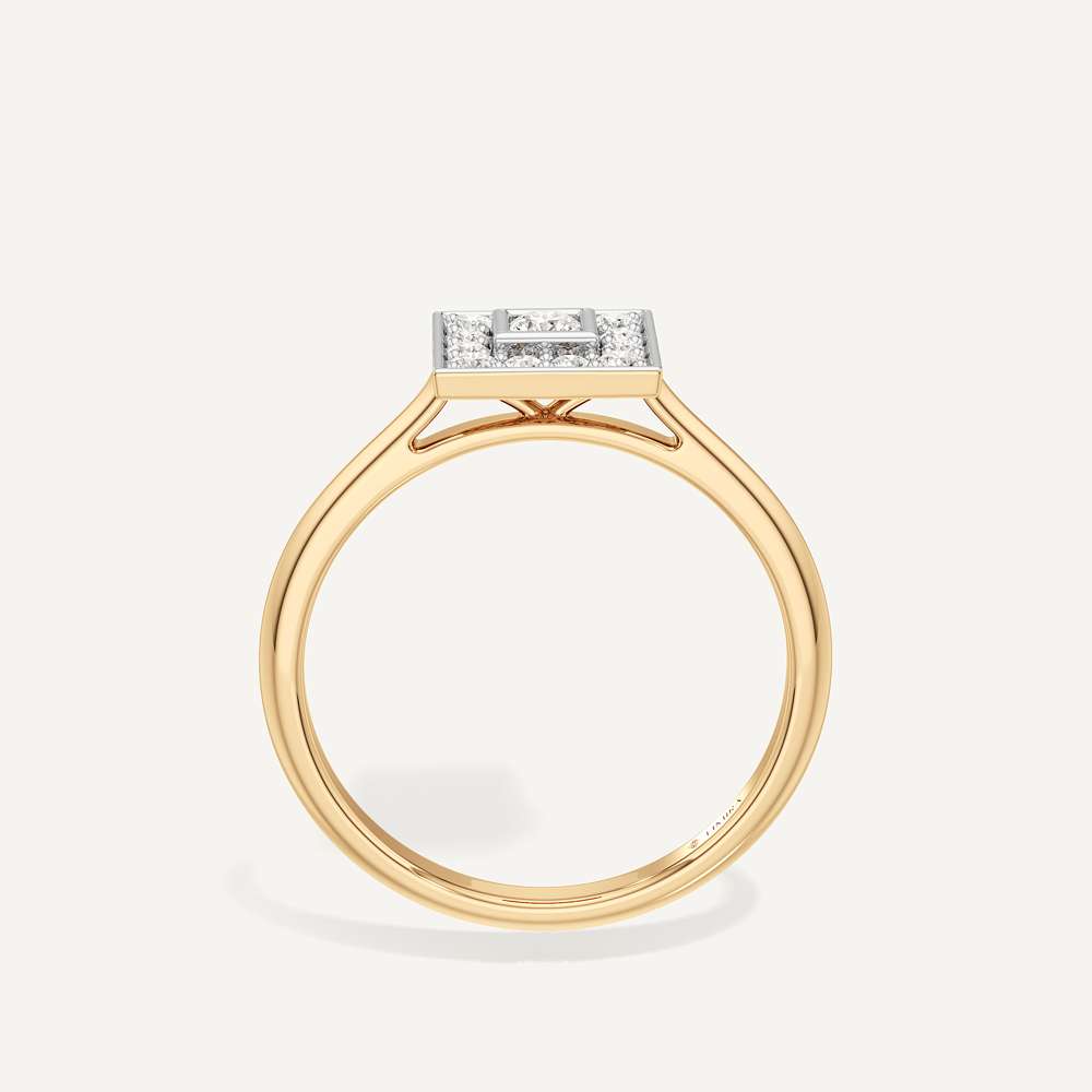Subtle Spark Princess Diamond Ring