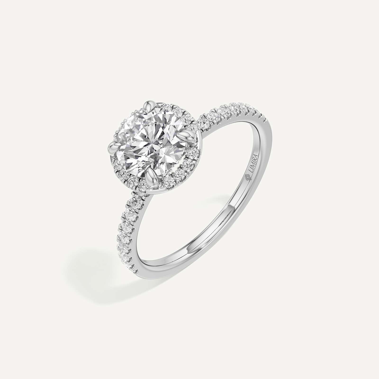 Brio Solitaire Round Diamond