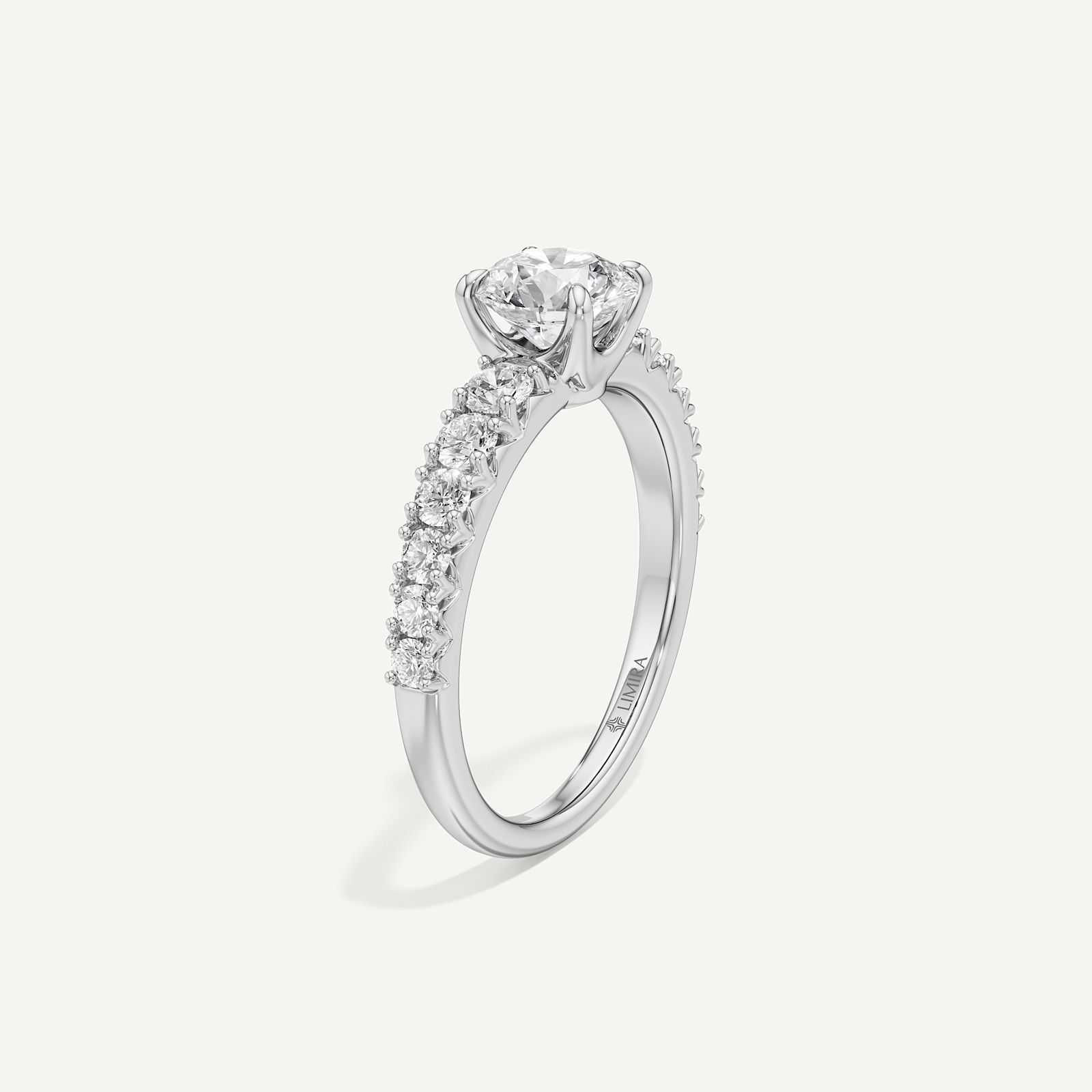 Graduated Side Stone Diamond