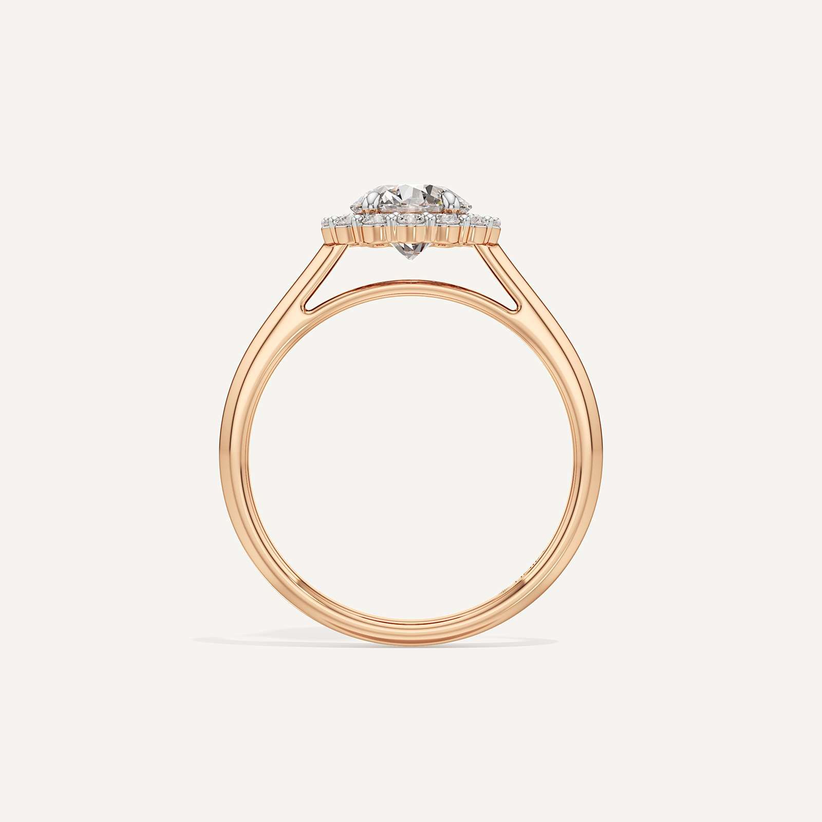 Sunflower Halo Diamond
