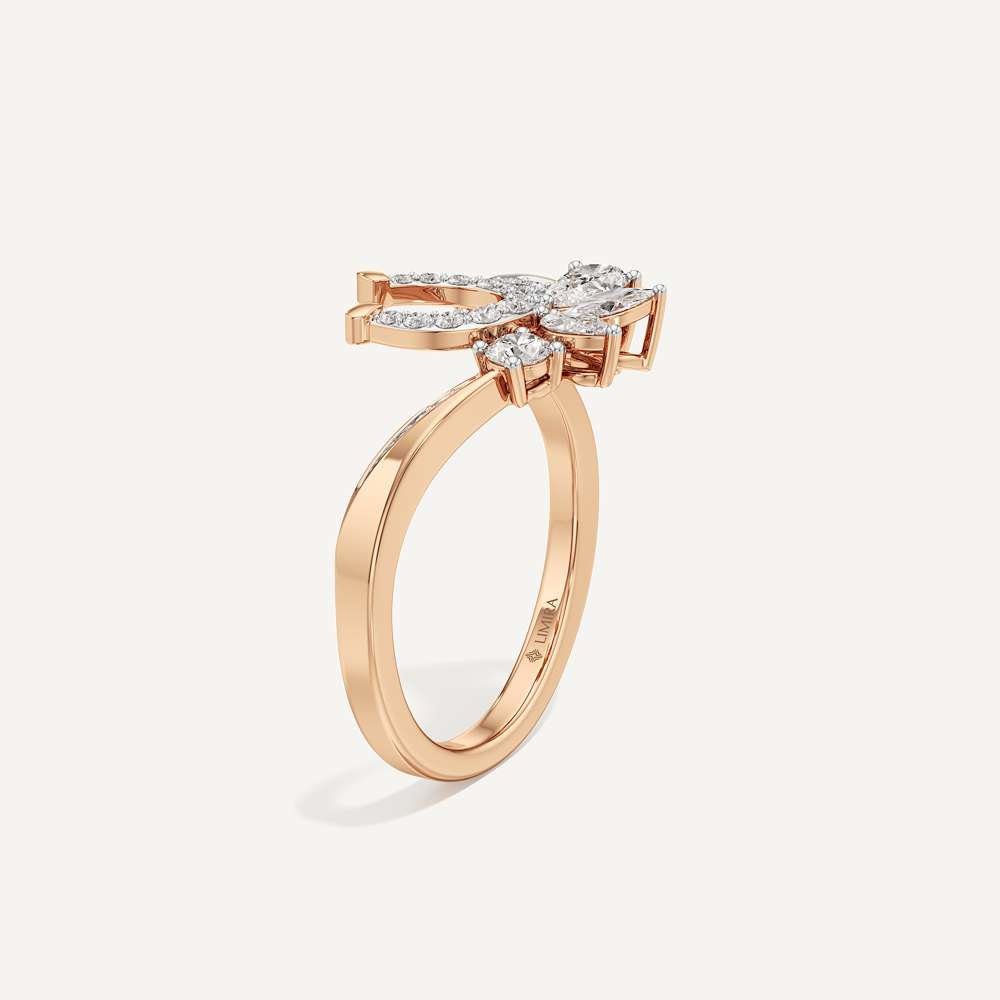 Truffle Cluster Lab Grown Diamond Ring