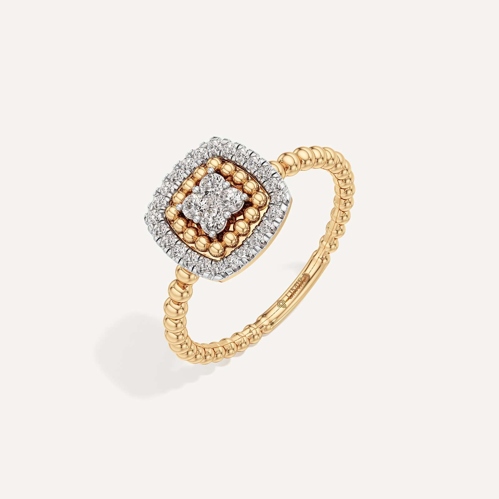 Cushion Halo Diamond Ring