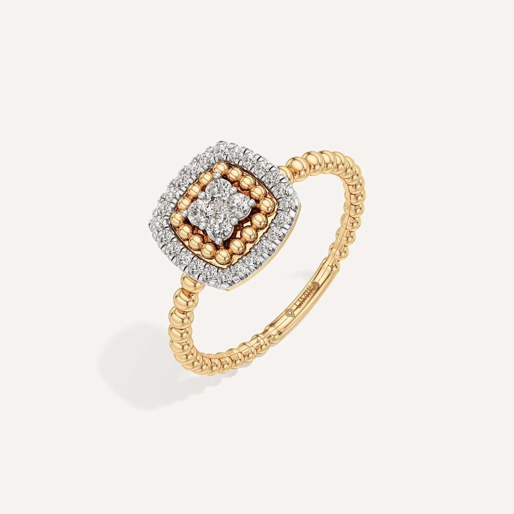 Cushion Halo Diamond Ring