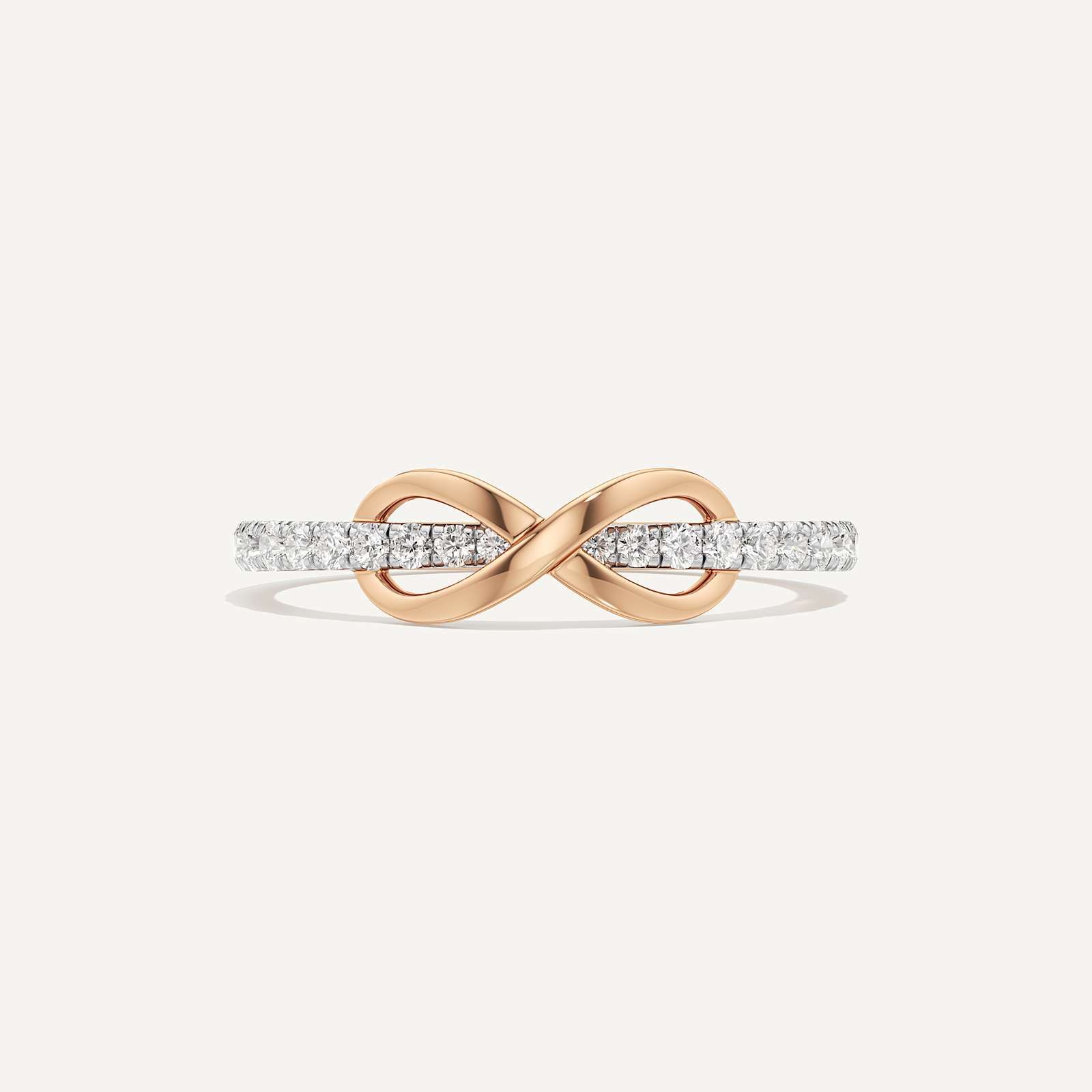 Infinity Whisper Diamond Ring